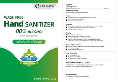 Image Description (80 Acohol Label)